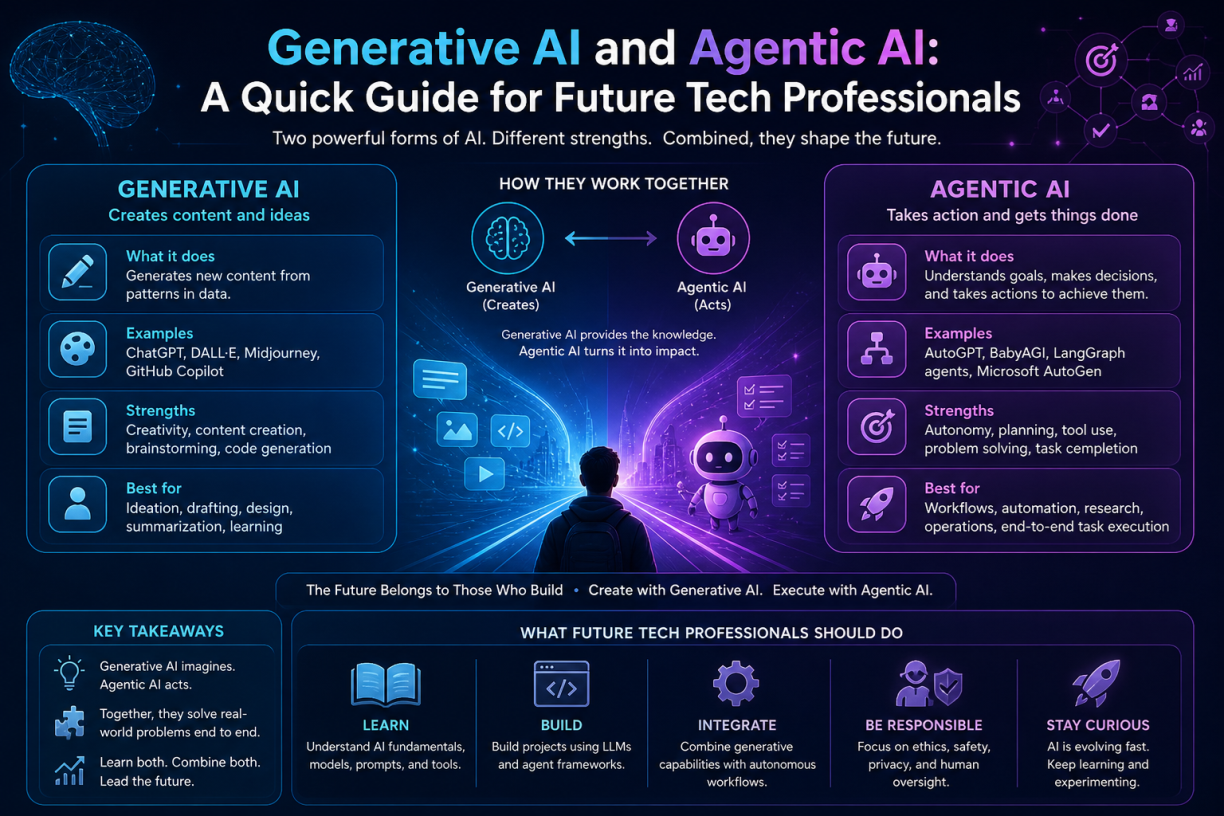 Generative AI and Agentic AI